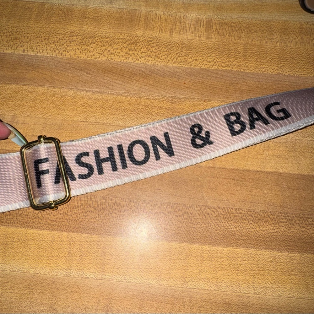 Pink & cream color block mini crossbody - Picture 10 of 15